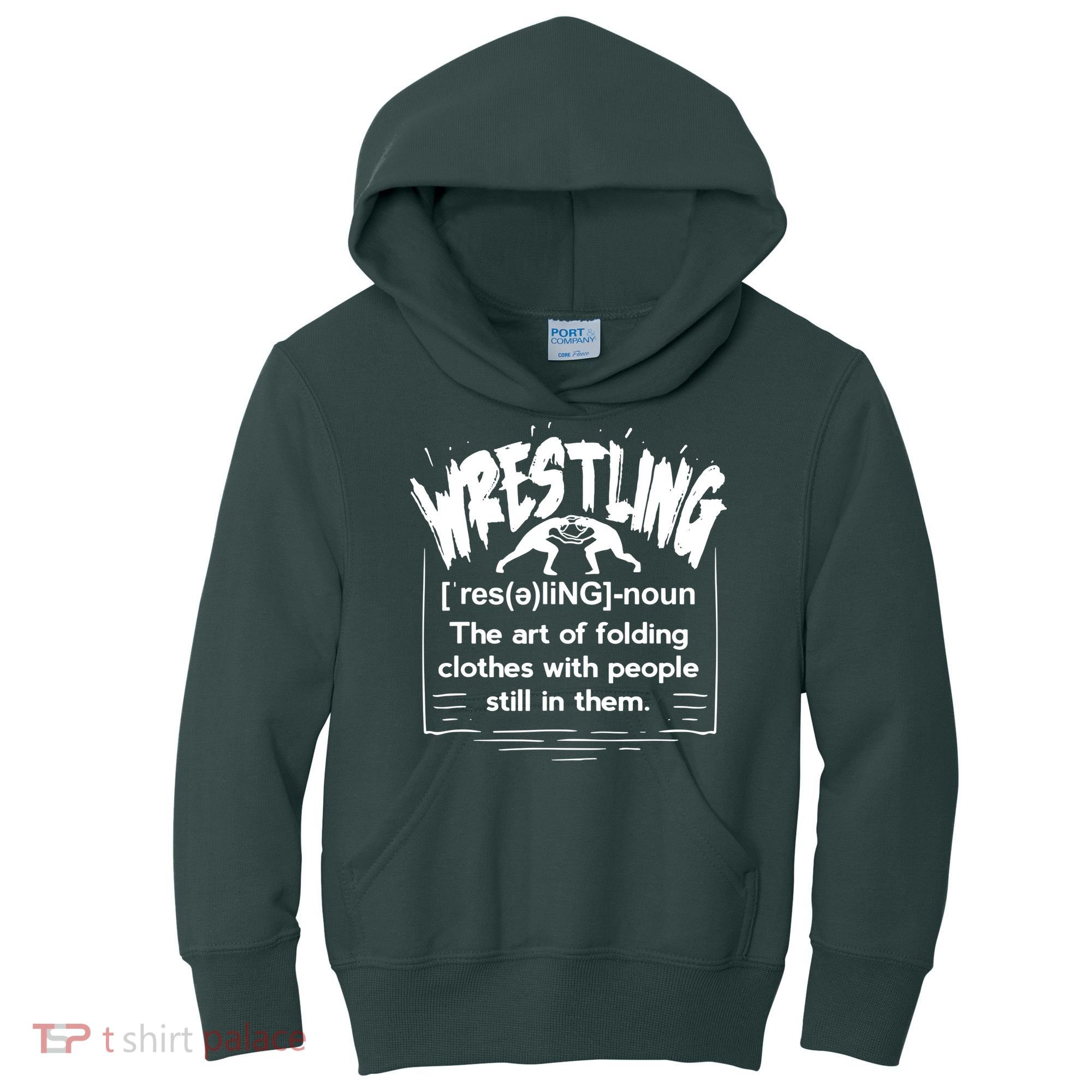 Wrestling Definition Kids Hoodie