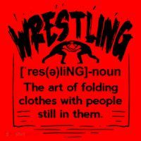 Wrestling Definition Santa Hat thumb 1