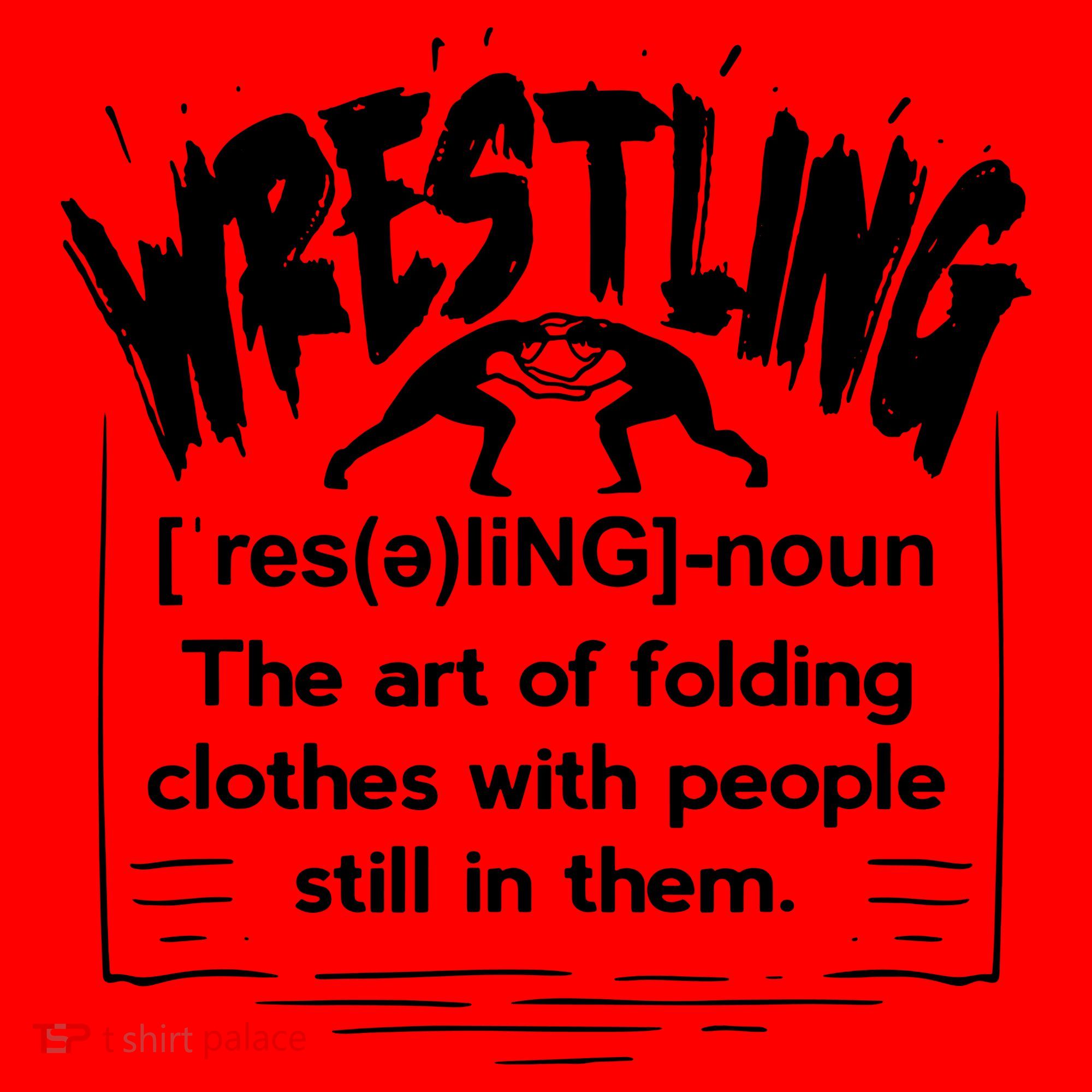 Wrestling Definition Santa Hat