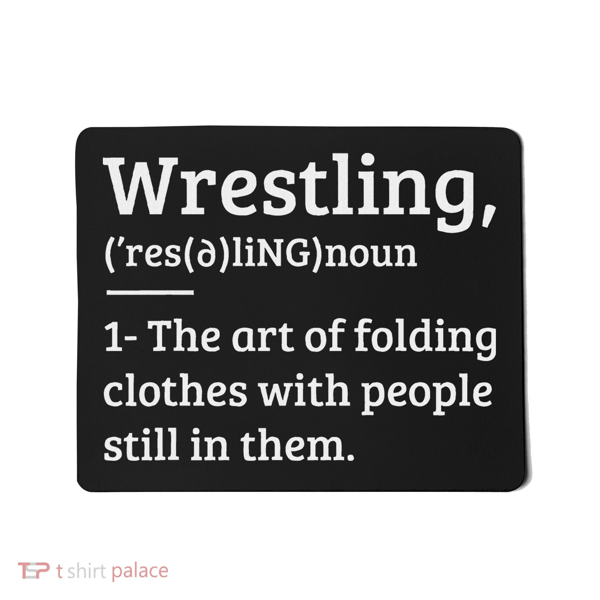Wrestling Definition Wrestler Mousepad