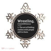 Wrestling Definition Wrestler Ornament thumb 0