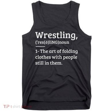 Wrestling Definition Wrestler Tank Top
