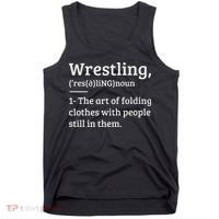 Wrestling Definition Wrestler Tank Top thumb 0