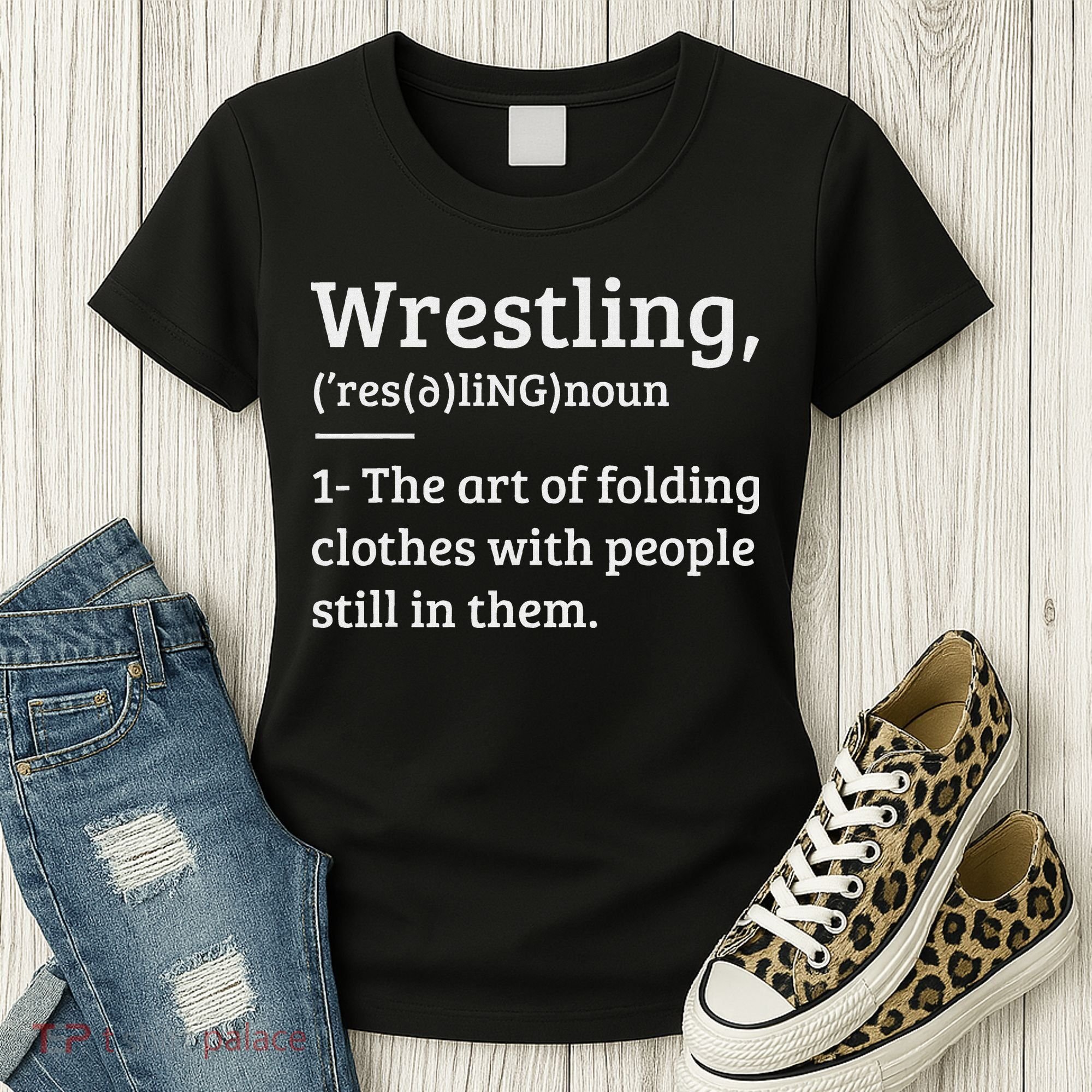 Wrestling Definition Wrestler Women's T-Shirt