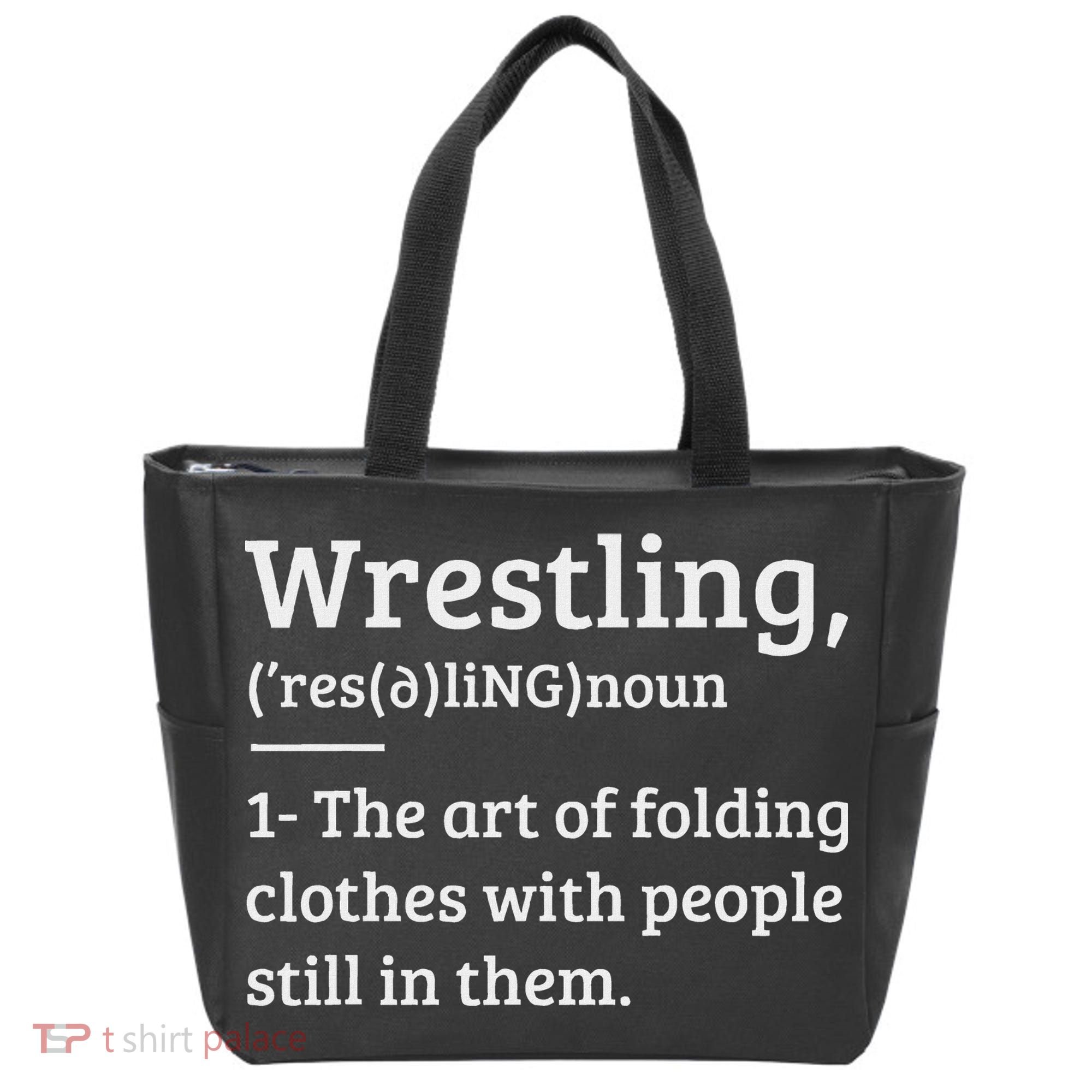 Wrestling Definition Wrestler Tote Bag