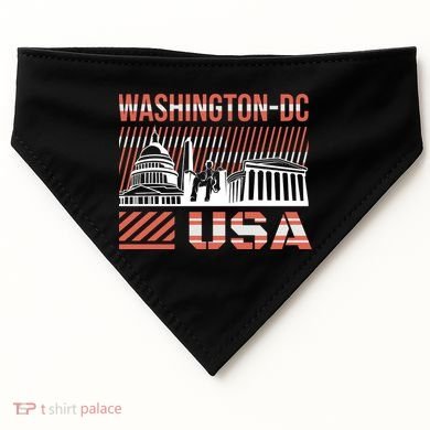 Washington DC USA-Made Doggie Bandana
