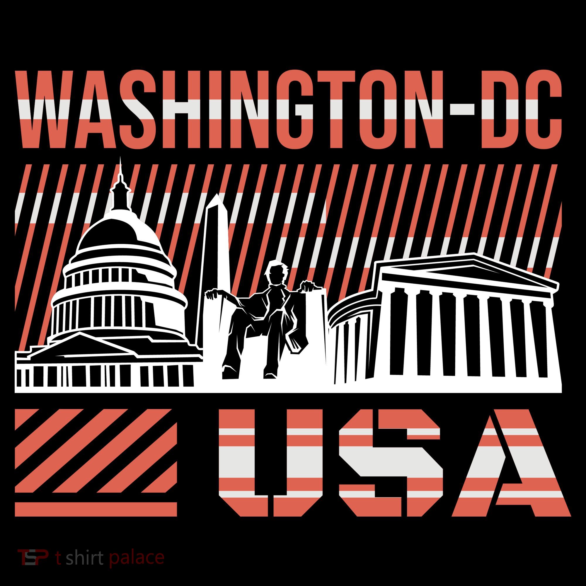 Washington DC USA-Made Doggie Bandana