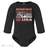 Washington DC Baby Long Sleeve Bodysuit thumb 0