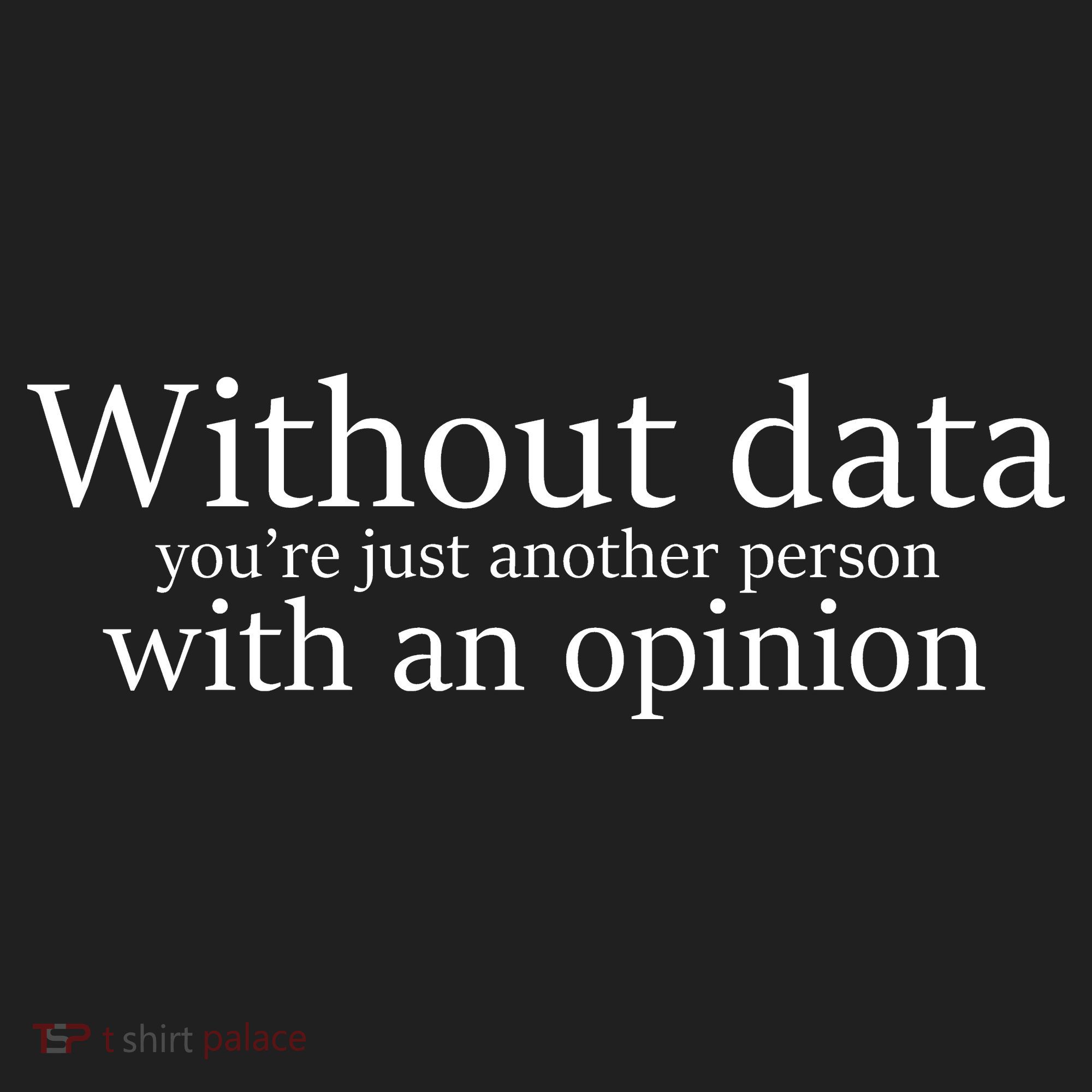Without Data You're Just Another Person With An Opinion Beanie