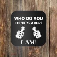Who Do You Think You Are I Am Viral Funny Bowling Meme Coaster thumb 0