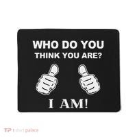 Who Do You Think You Are I Am Viral Funny Bowling Meme Mousepad thumb 0