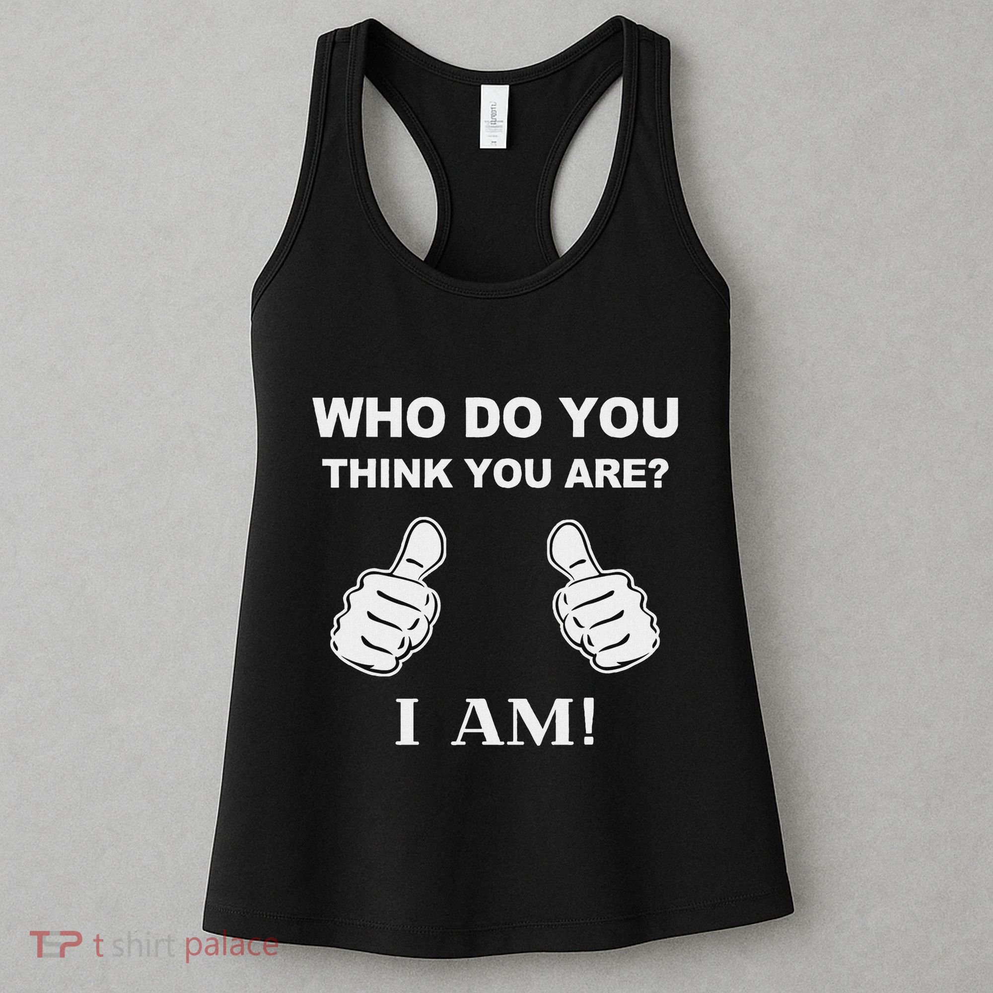 Who Do You Think You Are I Am Viral Funny Bowling Meme Women's Tank Top