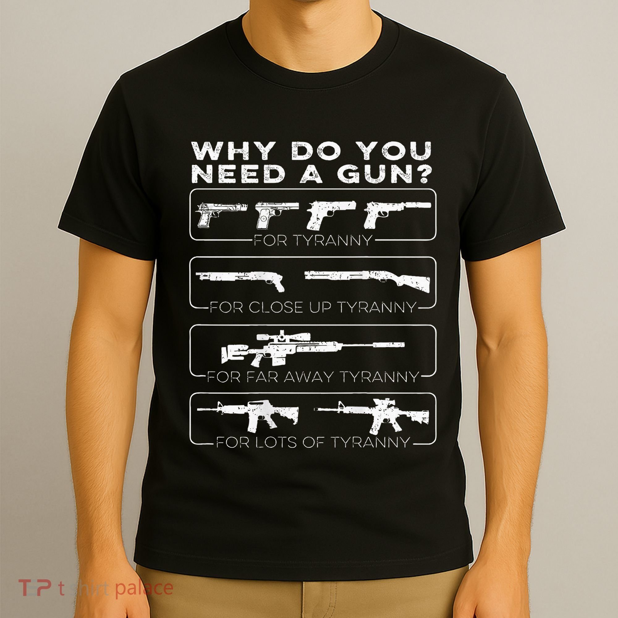 Why Do You Need A Gun For Tyranny T-Shirt