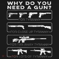 Why Do You Need A Gun For Tyranny T-Shirt thumb 7