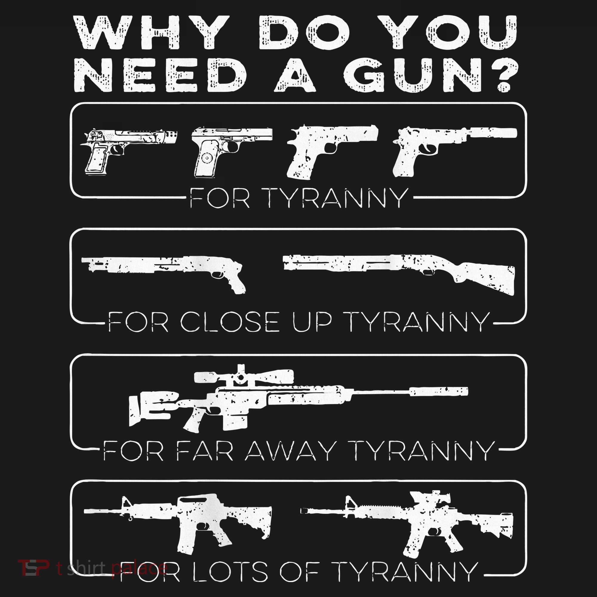 Why Do You Need A Gun For Tyranny Mousepad
