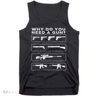 Why Do You Need A Gun For Tyranny Tank Top thumb 0
