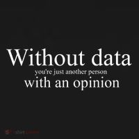 Without Data YouRe Just Another Person With An Opinion Women's Tank Top thumb 5