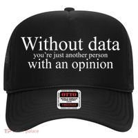 Without Data Youre Just Another Person With An Opinion Hat thumb 0
