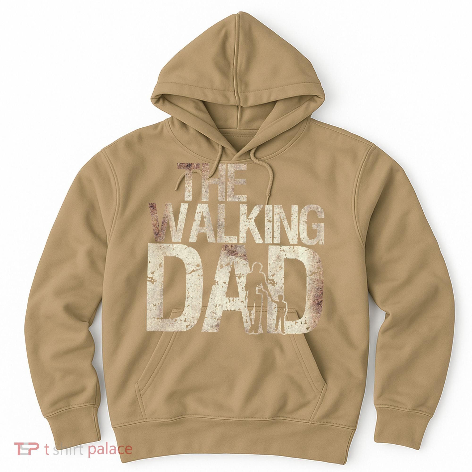 Walking Dad Zombie Man And Fathers Day Apocalypse Hoodie
