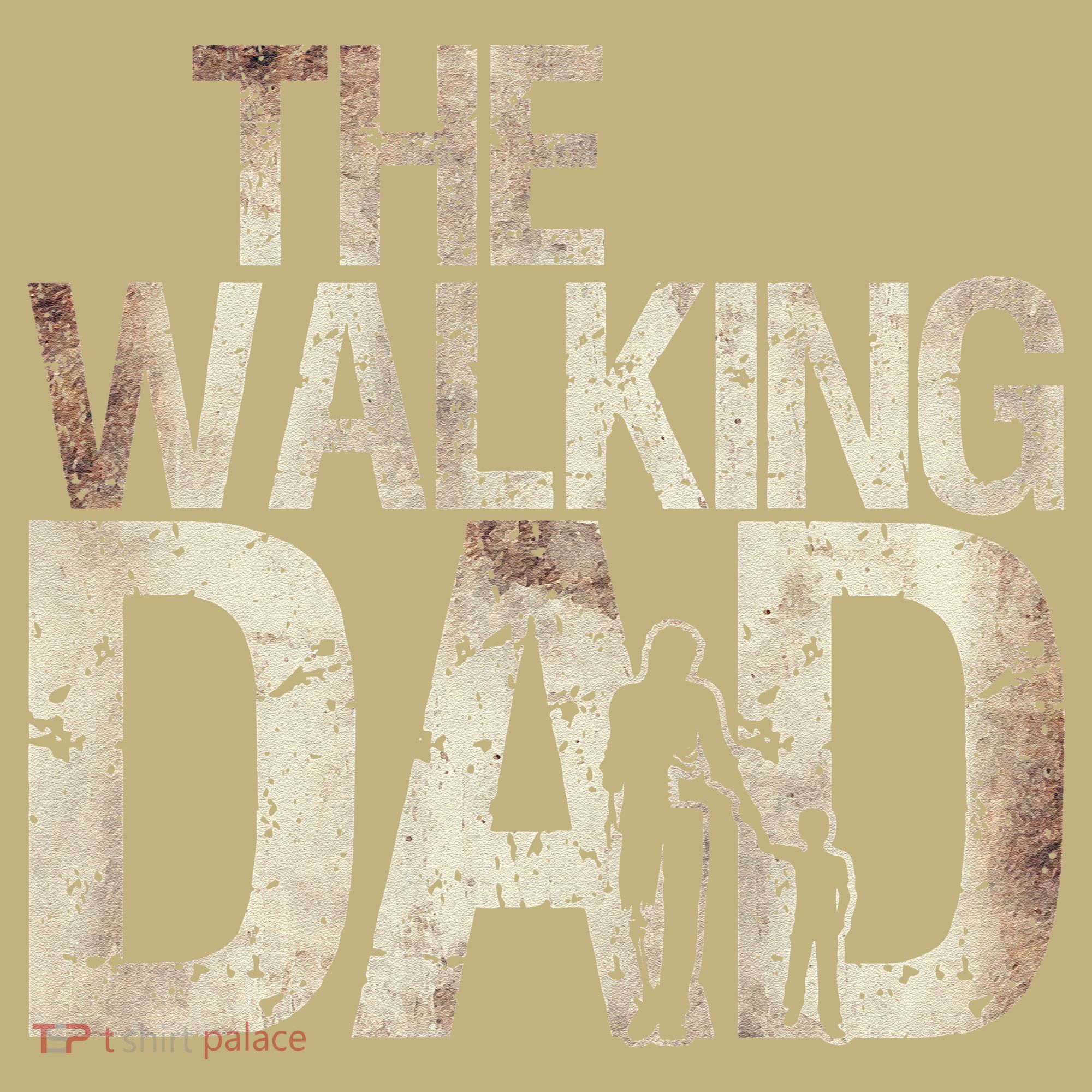Walking Dad Zombie Man And Fathers Day Apocalypse Long Sleeve Shirt