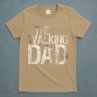 Walking Dad Zombie Man And Fathers Day Apocalypse T-Shirt thumb 5