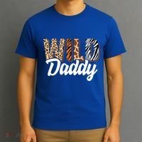 Wild Daddy Zoo Born Two Be Wild Bgiftday Safari Jungle Animal Funny Gift T-Shirt thumb 3