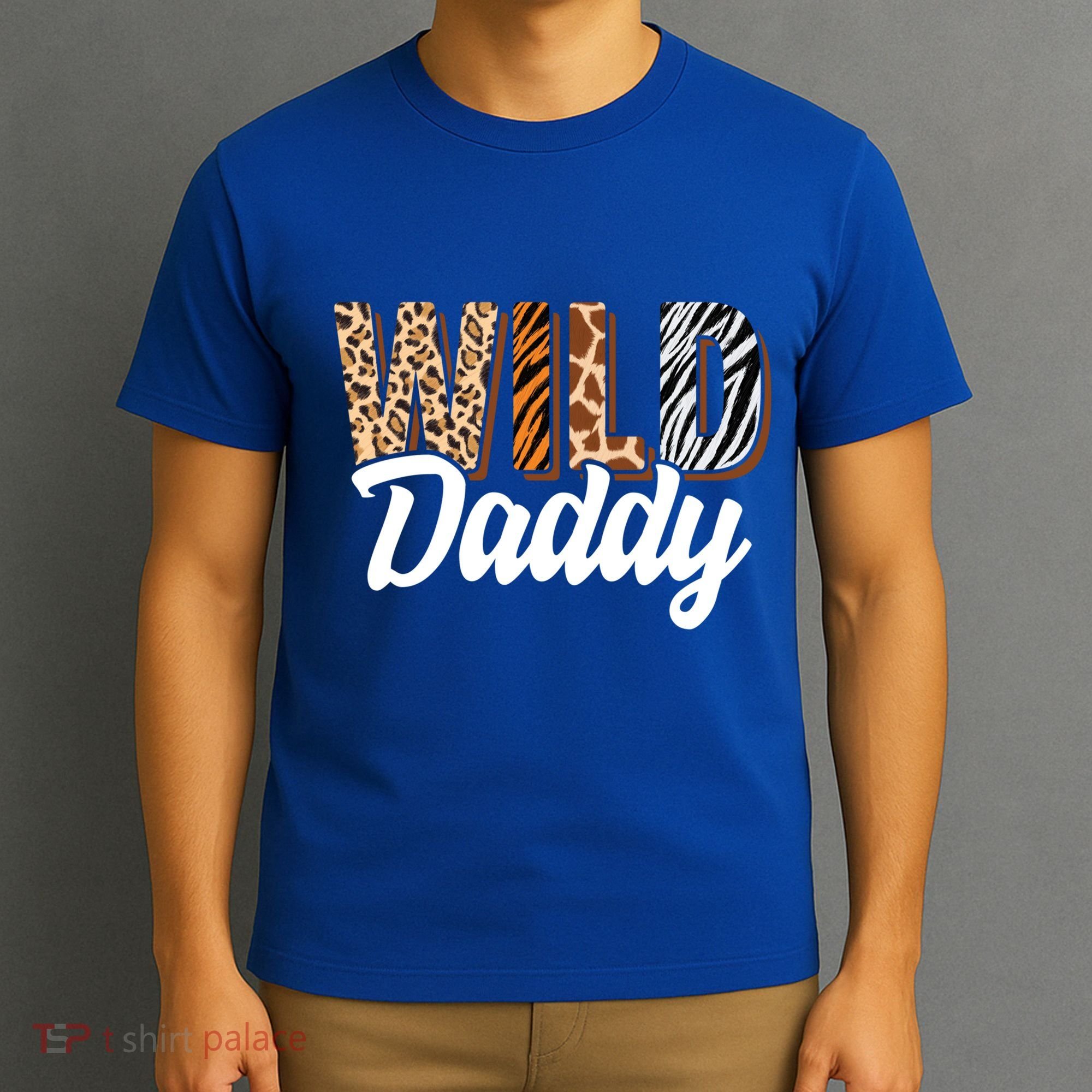 Wild Daddy Zoo Born Two Be Wild Bgiftday Safari Jungle Animal Funny Gift T-Shirt