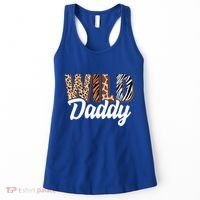 Wild Daddy Zoo Born Two Be Wild Bgiftday Safari Jungle Animal Funny Gift Women's Tank Top thumb 0