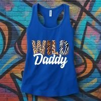 Wild Daddy Zoo Born Two Be Wild Bgiftday Safari Jungle Animal Funny Gift Women's Tank Top thumb 3