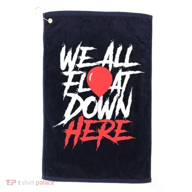 We All Float Down Here Golf Towel