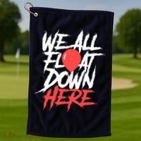 We All Float Down Here Golf Towel thumb 1