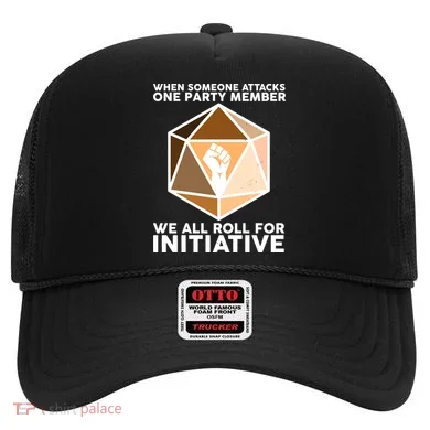 We All Roll For Initiative DnD Dice BLM Hat