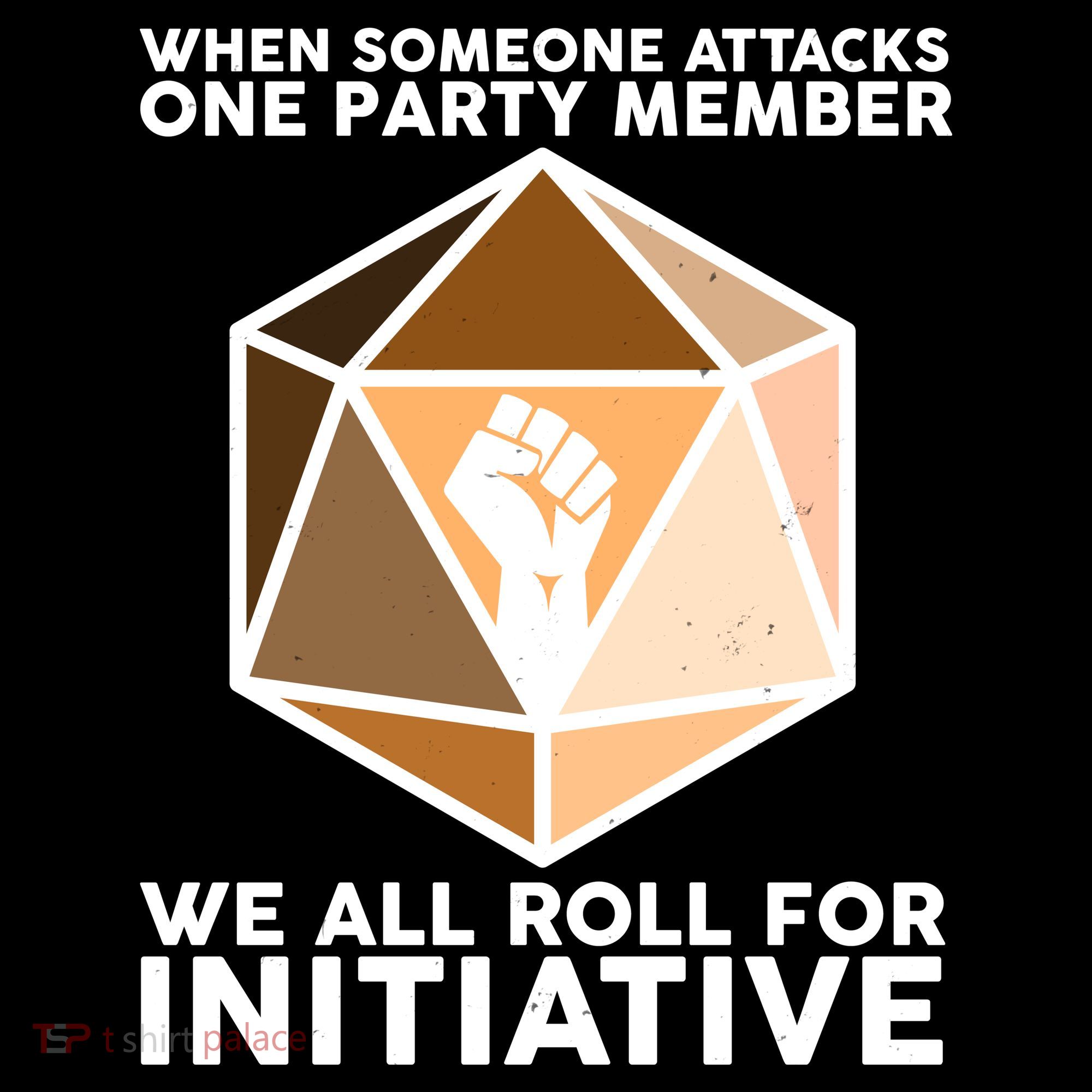 We All Roll For Initiative DnD Dice BLM Kids Hoodie