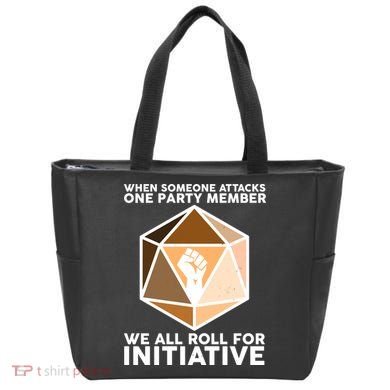 We All Roll For Initiative DnD Dice BLM Tote Bag