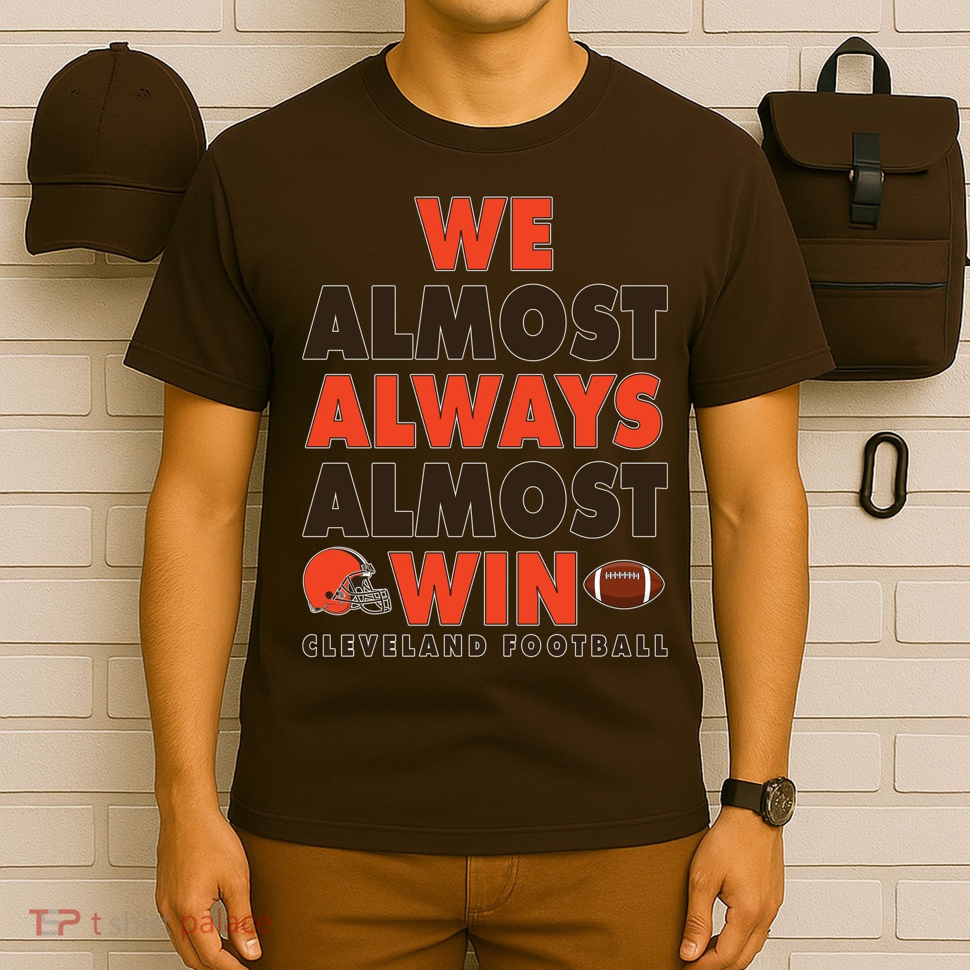 We Almost Always Almost Win Cleveland Football T-Shirt