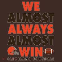We Almost Always Almost Win Cleveland Football Baby Bodysuit thumb 2
