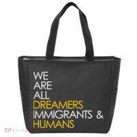 We are All Dreamers Immigrants and Humans Tote Bag thumb 0