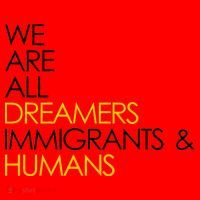 We are All Dreamers Immigrants and Humans Santa Hat thumb 1