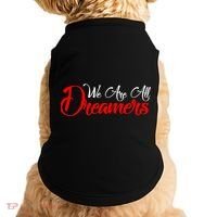 We are All Dreamers Script Logo Support DACA Doggie Tank thumb 0