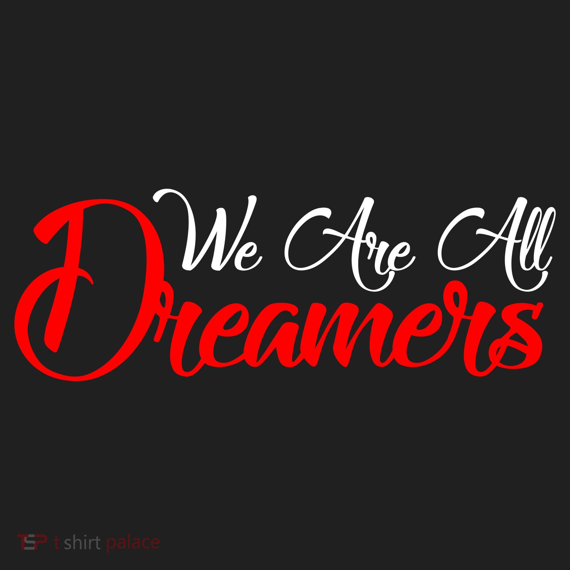 We are All Dreamers Script Logo Support DACA Beanie