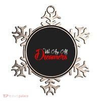We are All Dreamers Script Logo Support DACA Ornament thumb 0