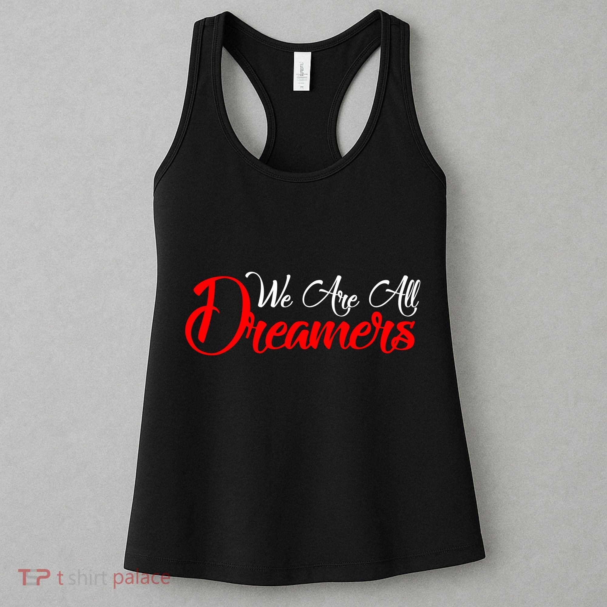 We are All Dreamers Script Logo Support DACA Women's Tank Top