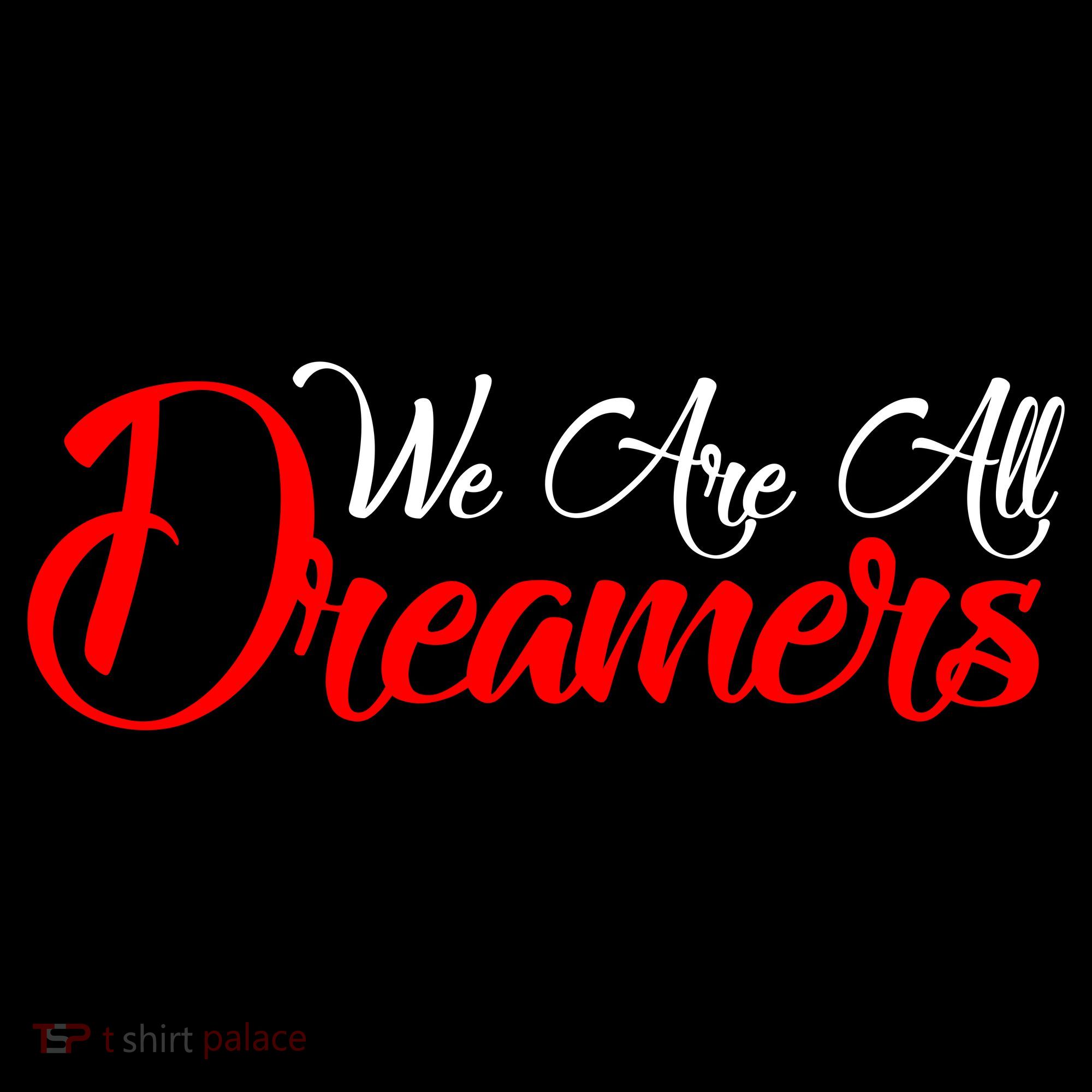 We are All Dreamers Script Logo Support DACA Visor