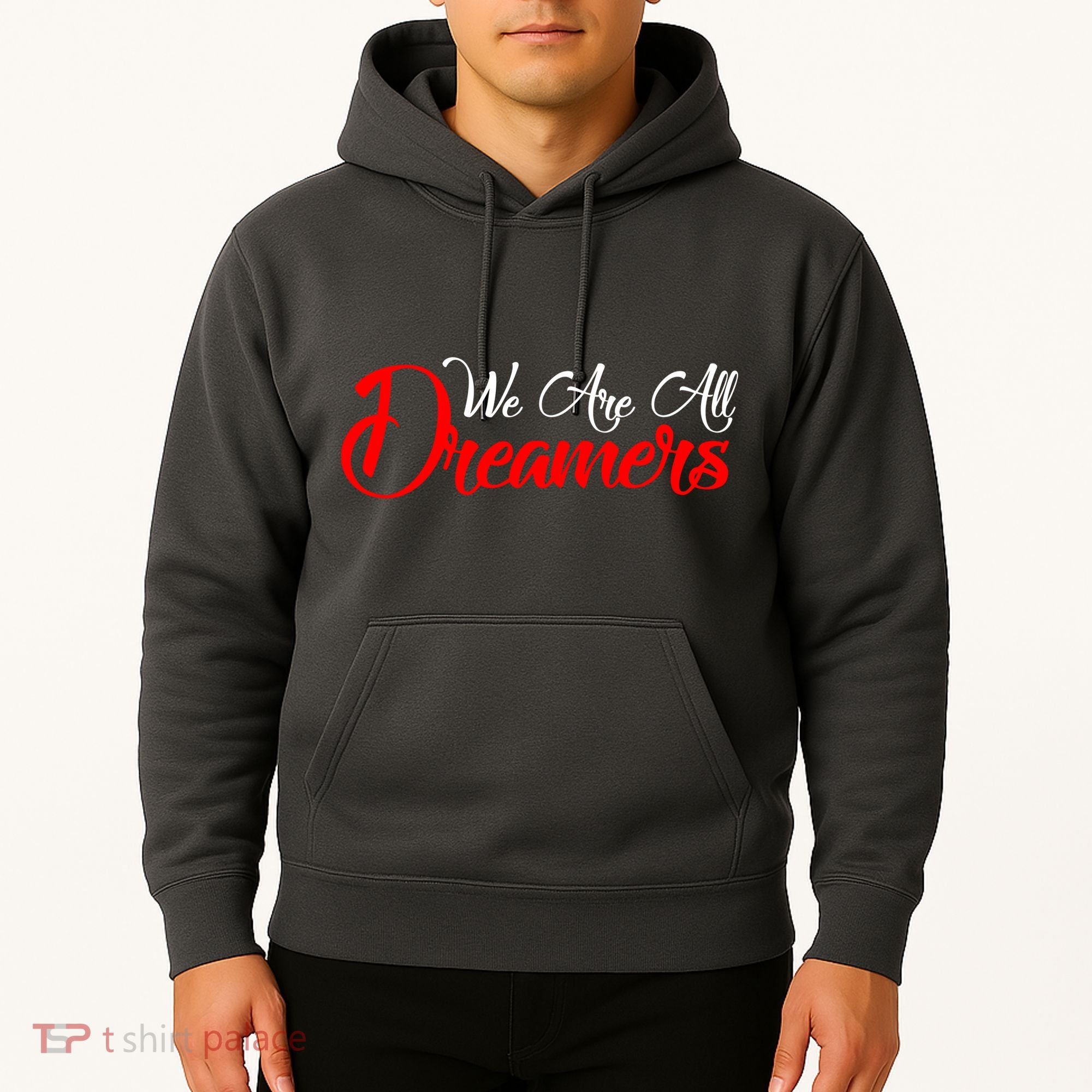 We are All Dreamers Script Logo Support DACA Hoodie