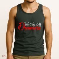 We are All Dreamers Script Logo Support DACA Tank Top thumb 3