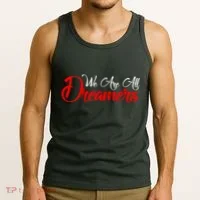 We are All Dreamers Script Logo Support DACA Tank Top thumb 3