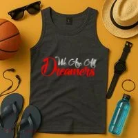We are All Dreamers Script Logo Support DACA Tank Top thumb 4