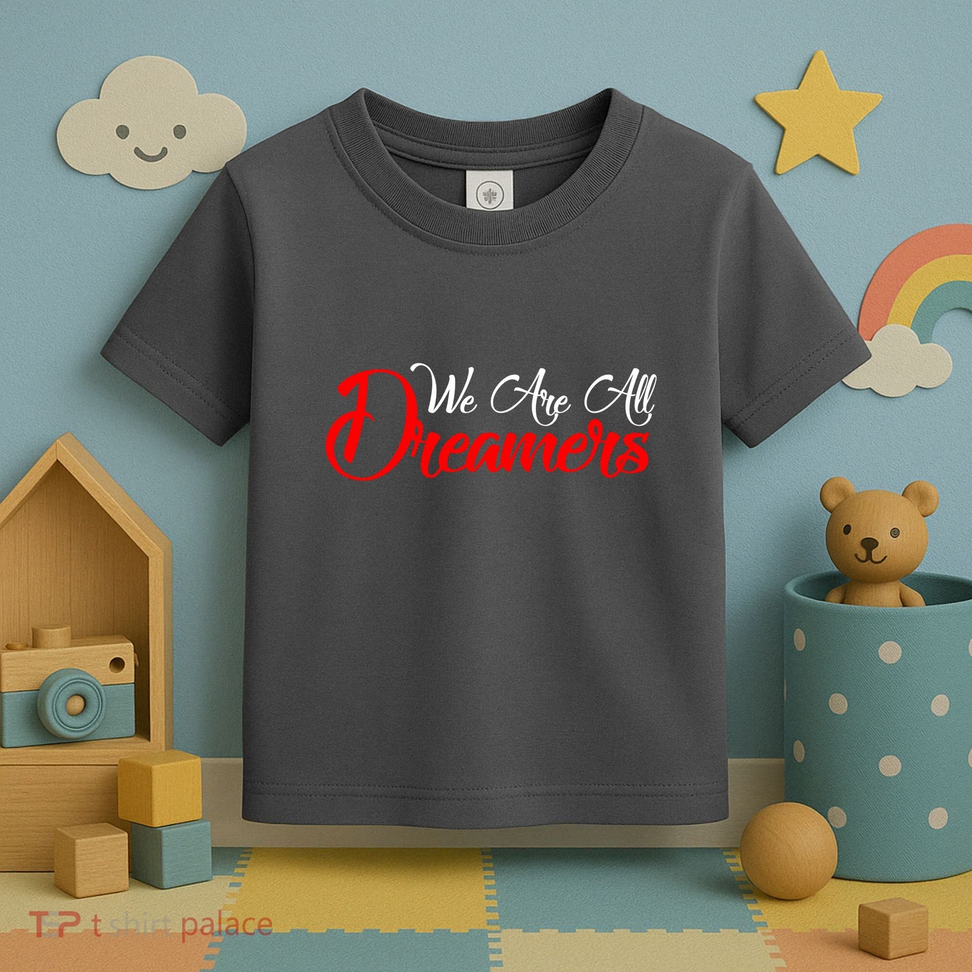 We are All Dreamers Script Logo Support DACA Toddler T-Shirt