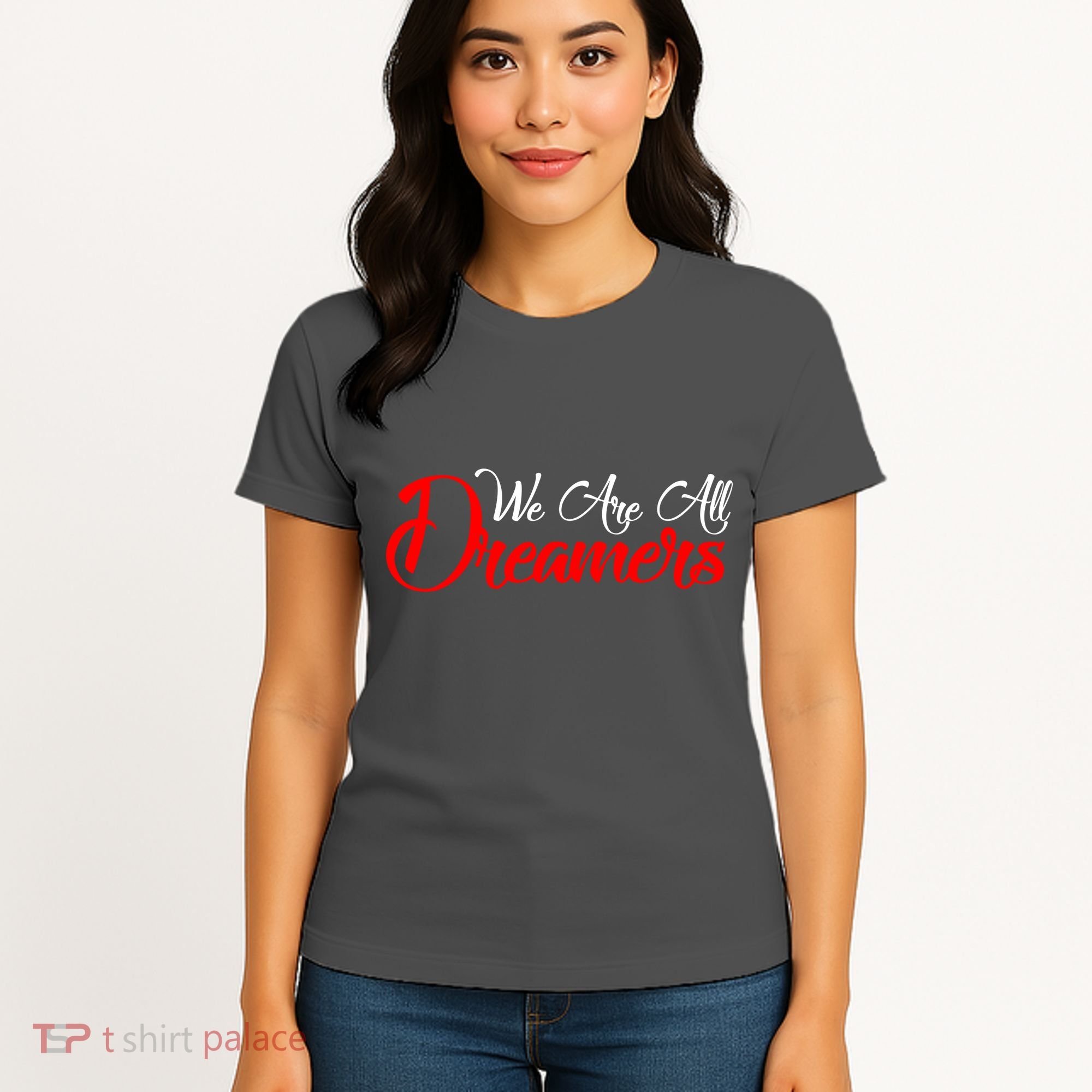 We are All Dreamers Script Logo Support DACA Women's T-Shirt