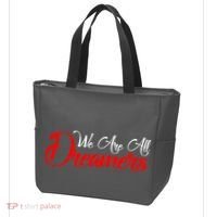 We are All Dreamers Script Logo Support DACA Tote Bag thumb 3